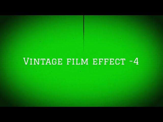 Vintage film effect-4/ green screen layer