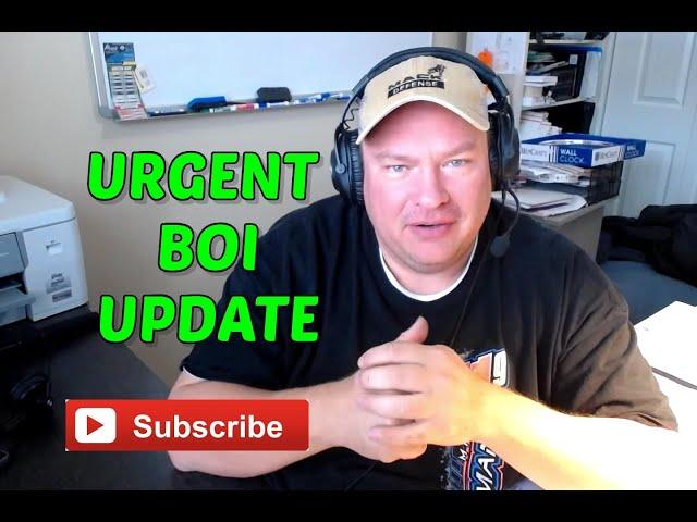 Urgent BOI Update. Feds have filed an emergency appeal. Will it affect Truckers?