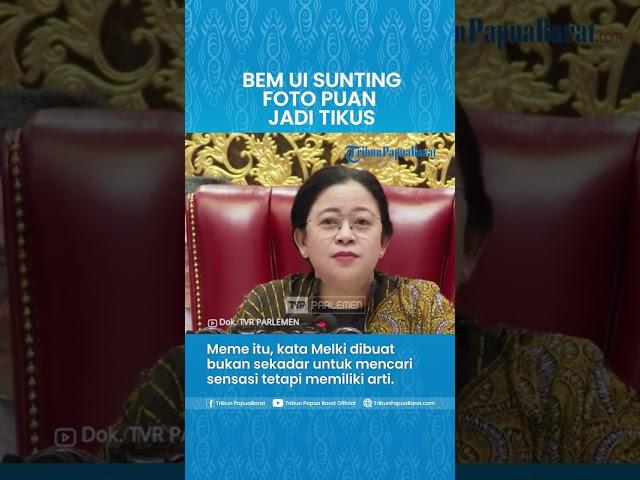 Buat Meme Puan Maharani Jadi Berbadan Tiku, BEM UI: DPR Rumahnya 'Tikus'