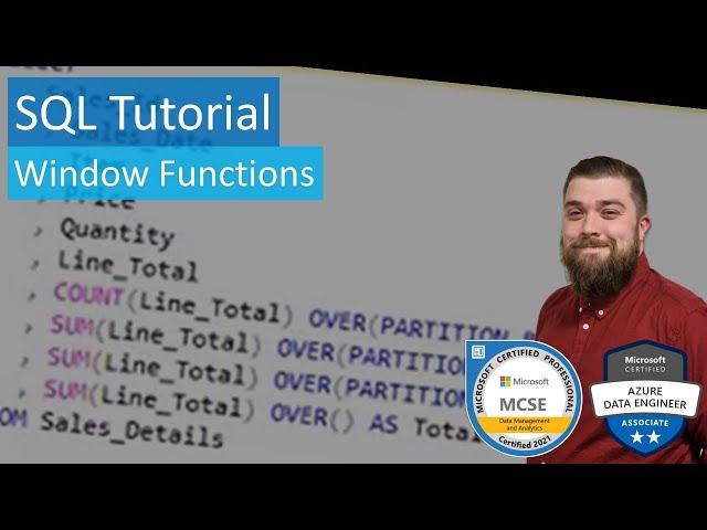 SQL Tutorial - Window Functions