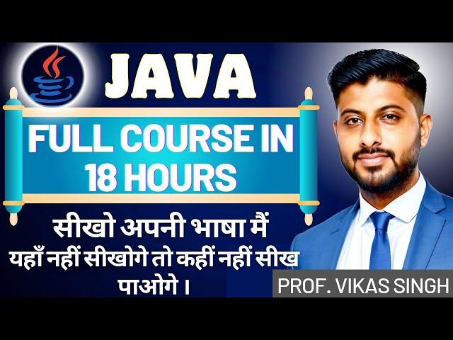 Java Programming Full Tutorial in One Video (2024) | Java full course