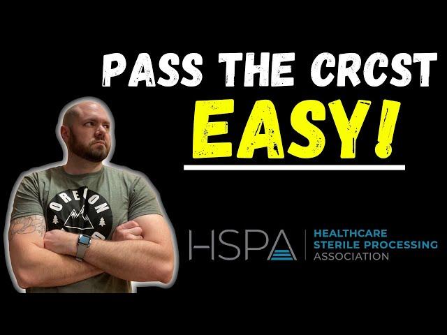 How to PASS the CRCST exam! EASY! #spd #sterileprocessing #thesterileguy #sterilization