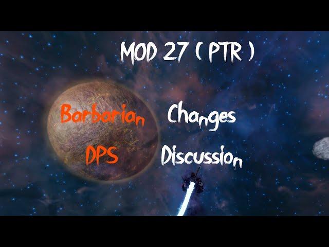 Neverwinter | Barbarian | Mod 27 ( PTR ) | Barb DPS Changes | New ST Rotation?