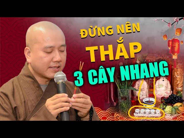 Thờ Thần Tài Thổ Địa nên thắp mấy cây nhang, cúng mấy ly nước? VẤN ĐÁP Thích Pháp Hòa