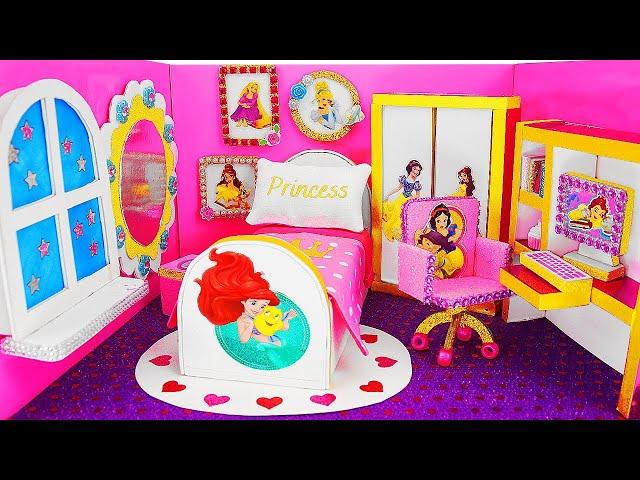 DIY Miniature Disney Princess Dollhouse Room