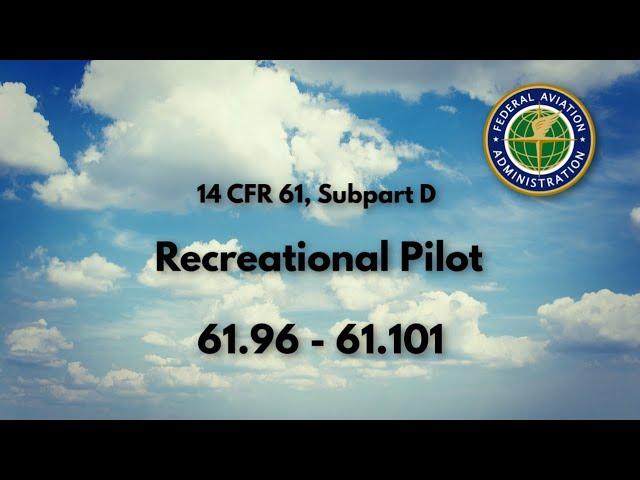 Recreational Pilot Privileges and Limitations