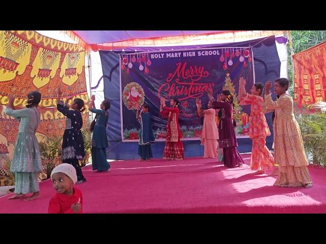 Christmas Dance Class 6 girls of Holy Mary High School Ferozguda Hyd