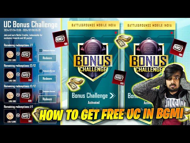  OMG !! BONUS CHALLENGE IS HERE || HOW TO PLAY & REDEEM UC FROM BONUS CHALLENGE - RULES & TIME BGMI