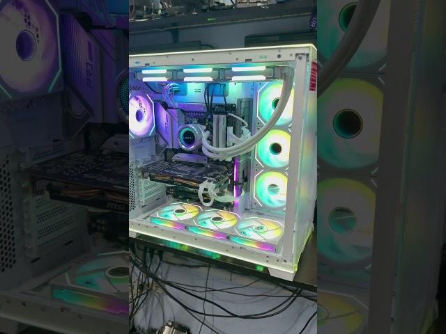 Да будет свет, сказал электрик в игровом ПК #компьютер #pc #техника