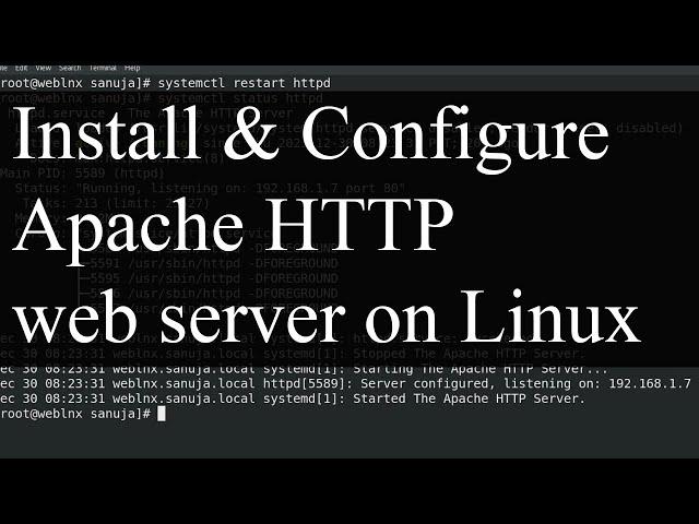 How to install Apache webserver in Linux | CentOS and Red Hat Enterprise Linux 8