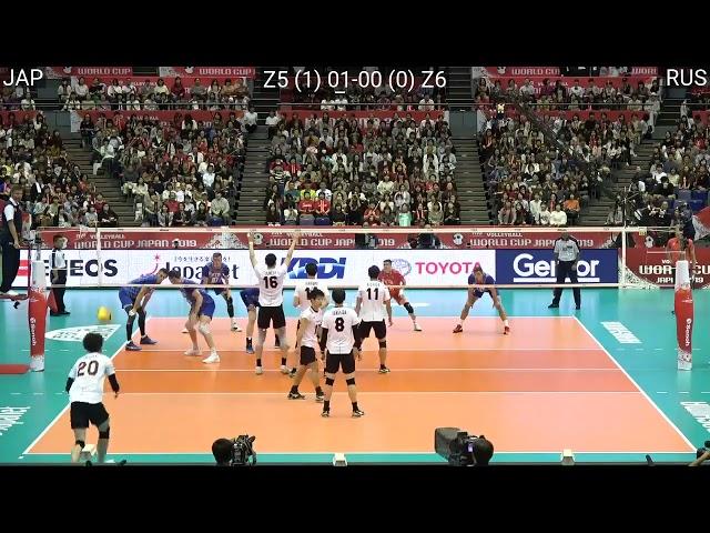 Volleyball Japan vs Russia - FULL Match World Cup