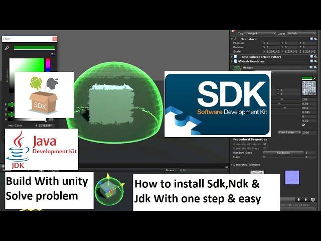 Unity 2019 Fully work|Create a build in unity|Install Sdk,Ndk & jdk in any unity version with 1 step