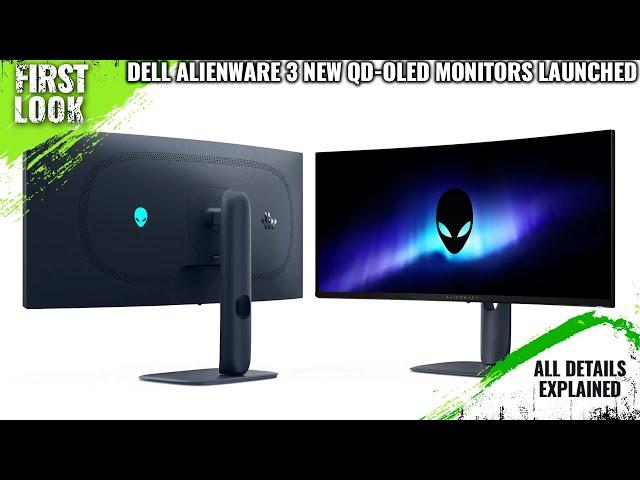 Dell Alienware AW3425DW, AW2725D, AW2725Q QD-OLED Monitors Launched - Explained All Spec, Features