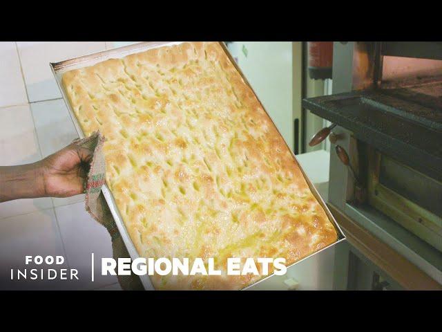 How Traditional Italian Focaccia Bread Is Made In Genoa, Italy | Regional Eats