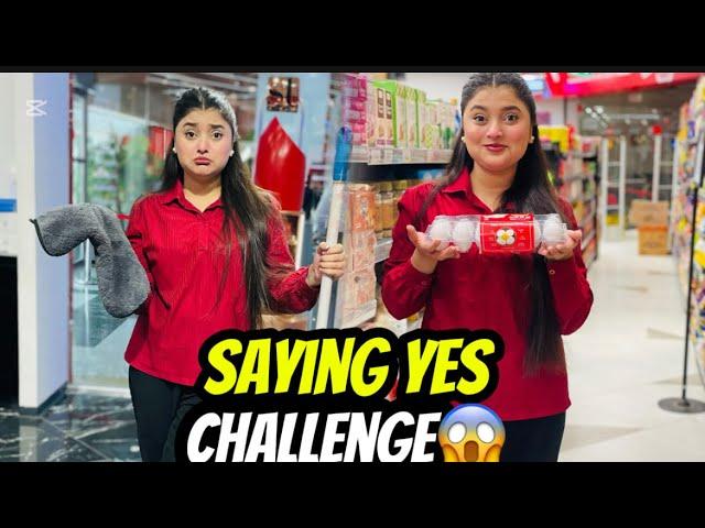 |Saying yes challenge with me| Kacha andapiladia| #vlogwithnabia #foryou