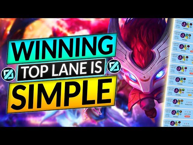 How This KOREAN CHALLENGER Makes High Elo LOOK LIKE BRONZE - TOP LANE Tips  - LoL Guide