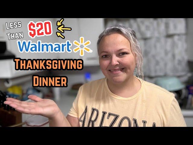 $20 Budget For Thanksgiving Dinner At Walmart Feeds 10 People