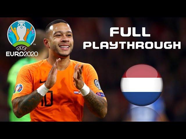 PES 2020 | Euro 2020 | Netherlands  Full Playthrough Live Stream Shenanigans | TIMESTAMPS Included