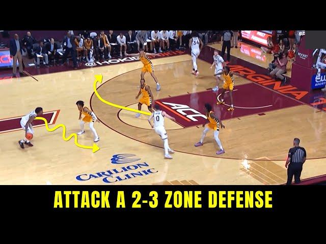 How to beat a 2-3 zone defense