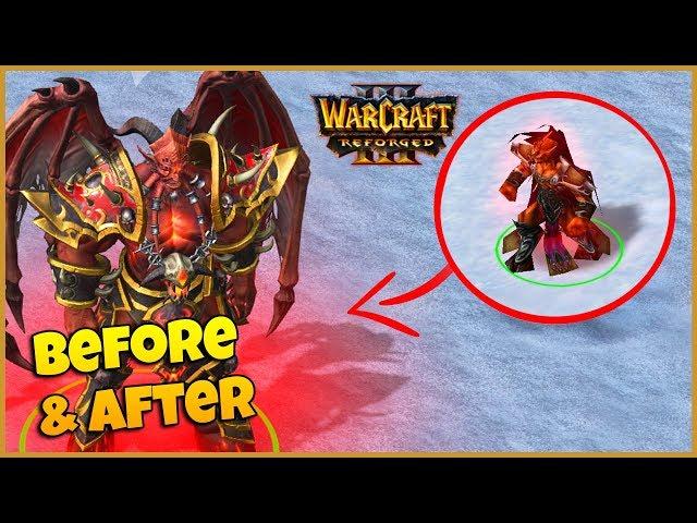 Demons - Side by Side Comparison | Warcraft 3 Reforged In-game Preview