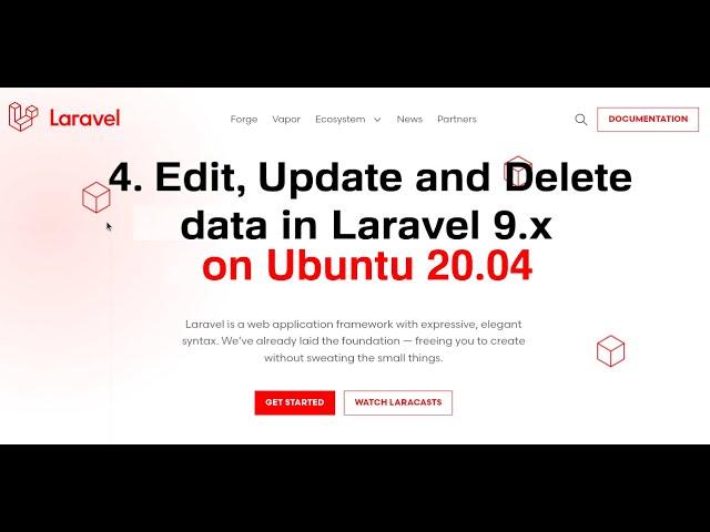 How to edit and update data in laravel 9.x | How to delete data in laravel 9.x | step by step hindi