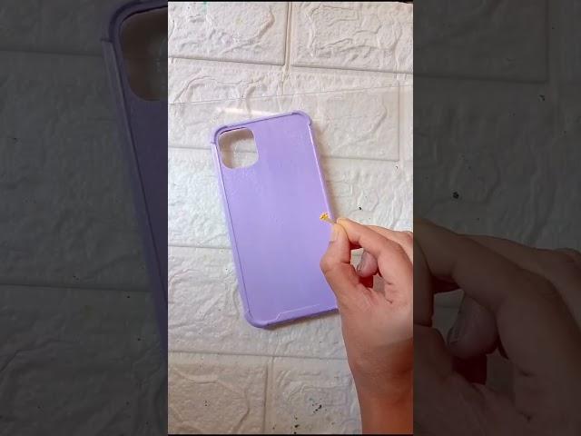 Lets Paint A Phone Cover | DIY phone cover with Acrylic Paints #shorts #art