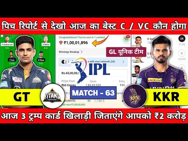 GT vs KKR Pitch Report | Narendra Modi Stadium Ahmedabad Pitch Report | GT vs KKR Today Pitch Report