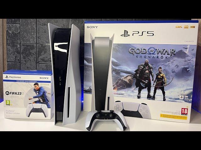 Unboxing PlayStation 5 (PS5) 825GB C-Chassis + God of War Ragnarok 2023