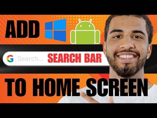 How to Add Google Search Bar to Home Screen (2024)