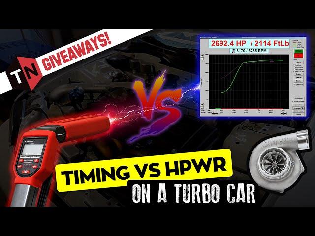 How much does Ignition Timing affect Horsepower on a Turbo Car - Plus GIVEAWAY!