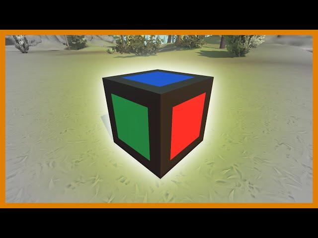 This Cube Spawns ANYTHING...but it's Random...  Scrap Mechanic