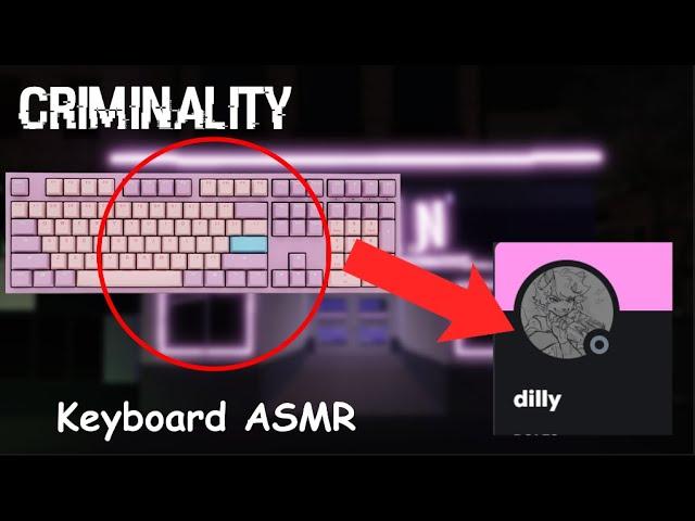 Criminality but keyboard ASMR - Roblox Criminality