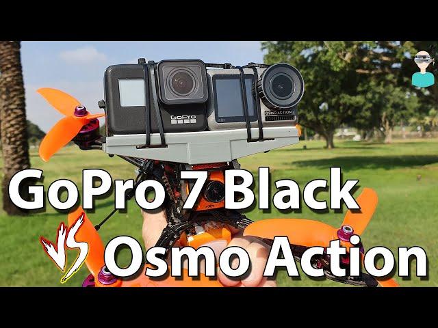 DJI Osmo Action Vs. Gopro Hero 7 Black - Side By Side Comparison