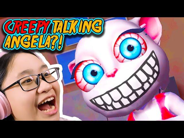 This Cat is SO CREEPY!!! - Creepy Talking Angela??!!