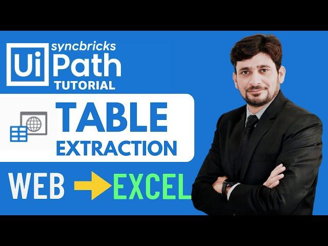 Automate Your Data Extraction with UiPath: Scraping Tables from Websites and Exporting to Excels