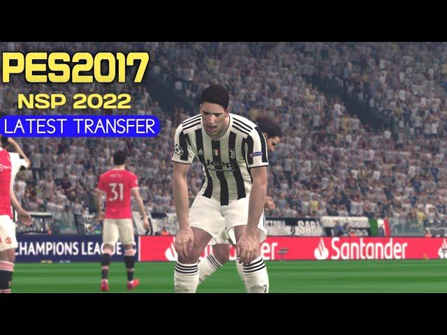 PES 2017 NEXT SEASON PATCH 2022 | LATEST TRANSFER JANUARY 2022 V2.0 | JUVENTUS VS MANCHESTER UNITED