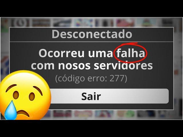 O ROBLOX CAIU...   *DESSA VEZ FOI HACKER?!*