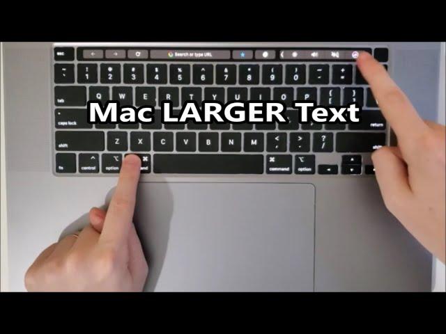 Mac How to Increase Font Size