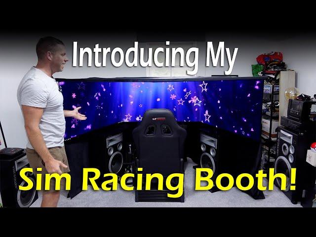 Introducing My Sim Racing Booth! Featuring 55" LG OLED C1's - Best Gaming TV