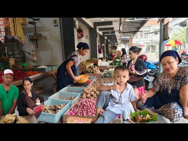 kita belanja lagi ke pasar kras kediri, rame-rame