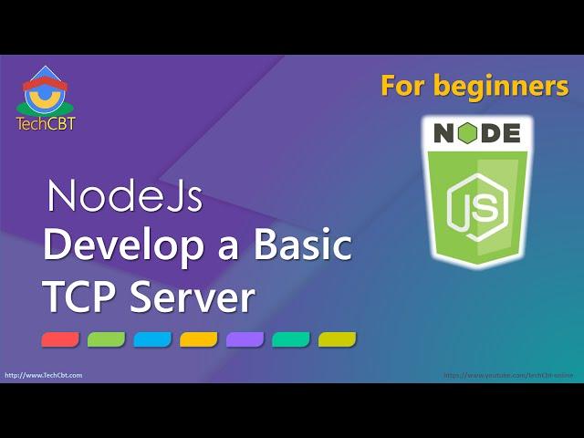 How to develop TCP Server (Network) application using NodeJs