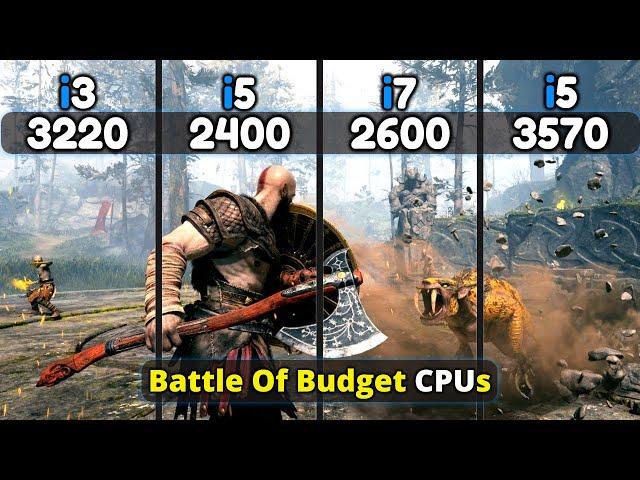 Intel Core I3 3220 vs I5 2400 vs I7 2600 vs I5 3570 | Battle Of Low Budget CPUs!