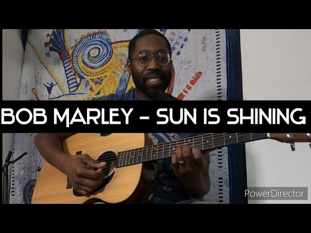 Bob Marley - Sun Is Shining Guitar Lesson (beginner triads)