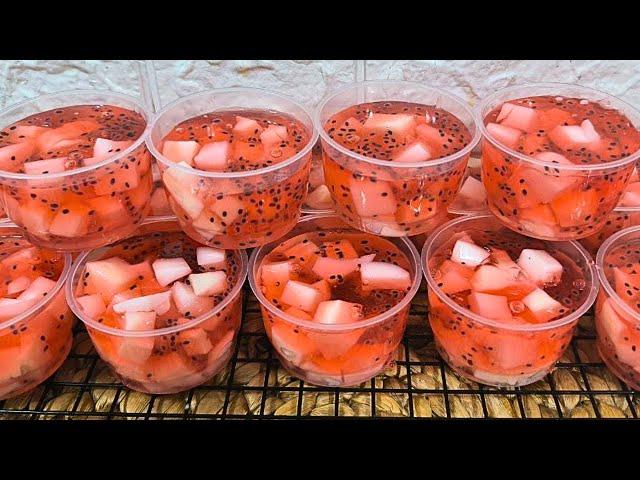 Puding Mozaik Cocopandan || Cocok disajikan saat ada acara keluarga dirumah || Kreasi puding cup