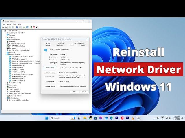 How to Reinstall a Network Adapter Driver in Windows 11