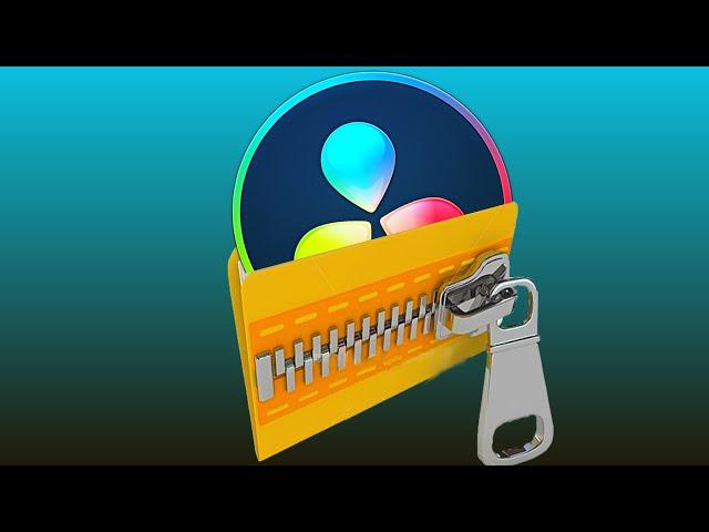 How to ARCHIVE DaVinci Resolve PROJECTS for LATER Use. // Best Way to Save and Store Your Projects.