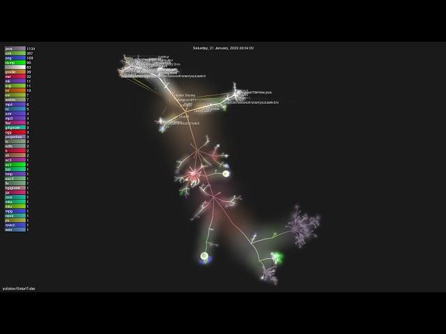 yuliskov/SmartTube - Gource visualisation