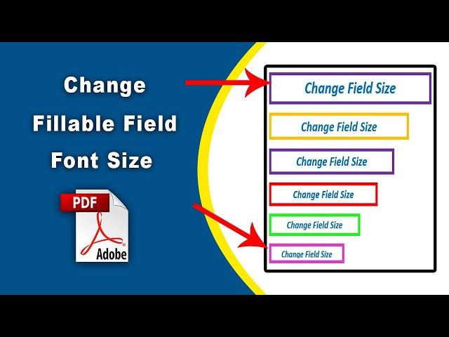 How to change fillable field font size in pdf (Prepare Form) using Adobe Acrobat Pro DC