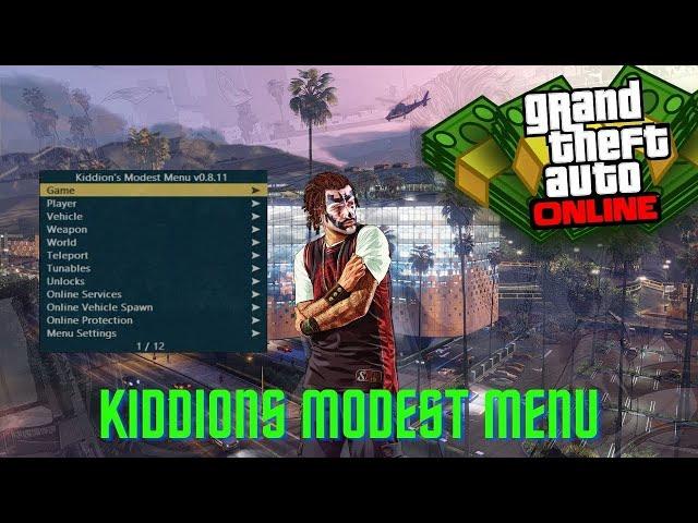 GTA 5 KIDDIONS MOD MENU | MONEY & RP HACK | 2023 | PC