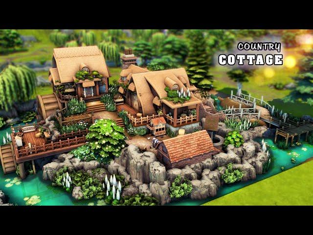 Country Cottage  || The Sims 4 Cottage Living: Stop Motion